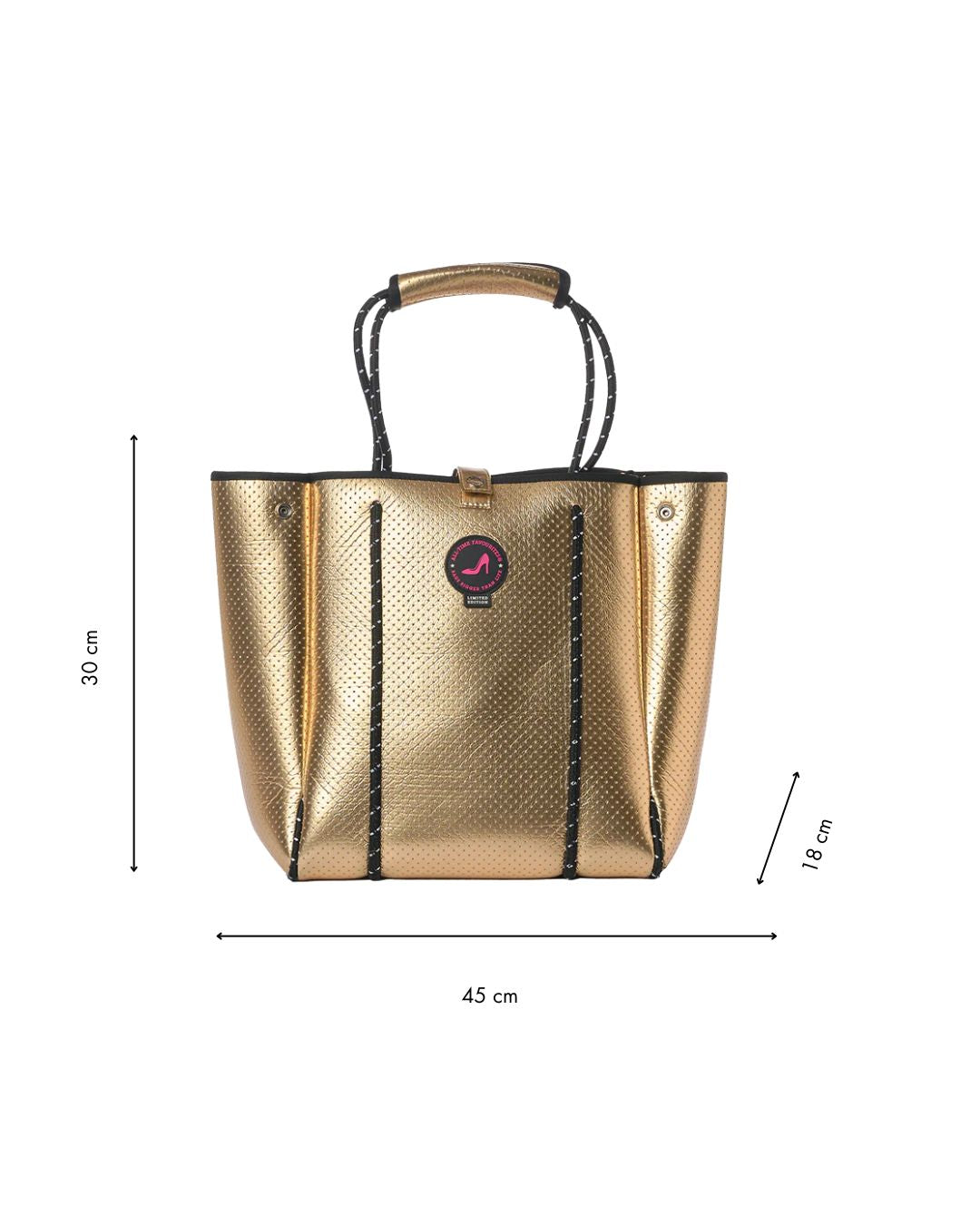 Mini shopper goud BANGKOK