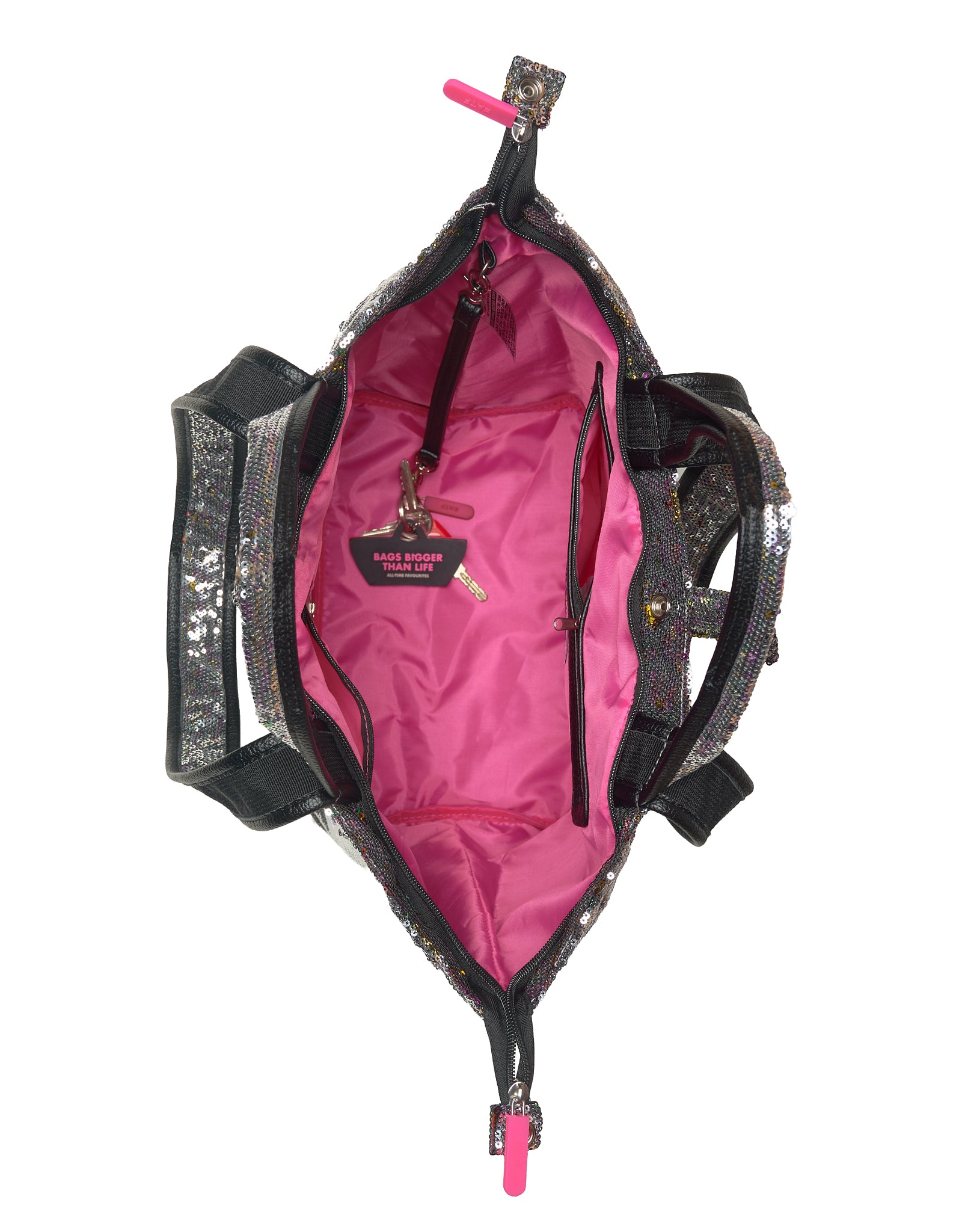 XS shopper met roze binnenkant