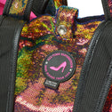 Small tote bag multi colour sequin IBIZA