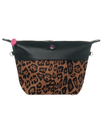 Clutch Schwarz & Leopard JACKIE