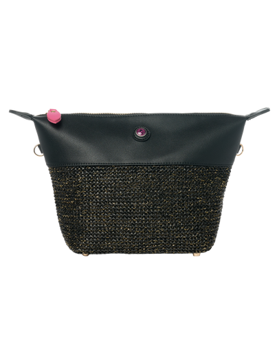 Clutch Schwarz & Gold SOPHIA
