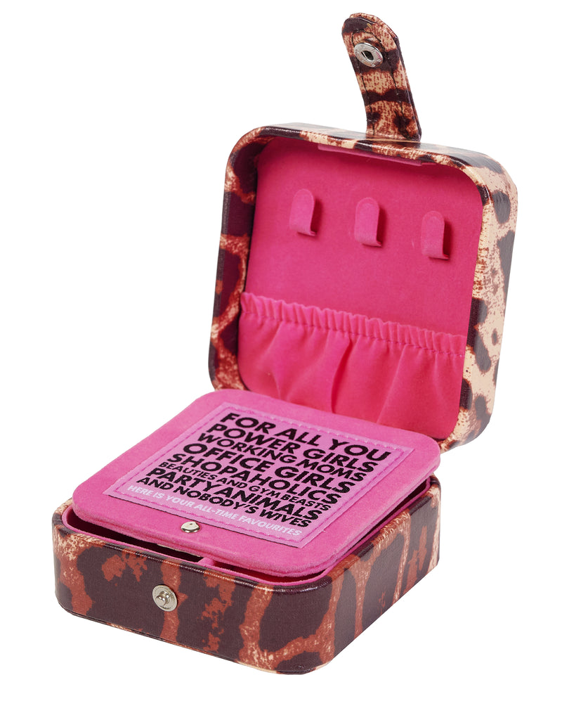 Travel jewelcase BIG FIVE Luipaardprint